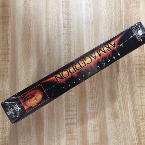 Armageddon 1998 VHS Factory Sealed Michael Bay Bruce Willis Billy Bob Thornton - Picture 4 of 6